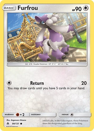 Pokemon TCG - SM - Forbidden Light - Furfrou - 99/131