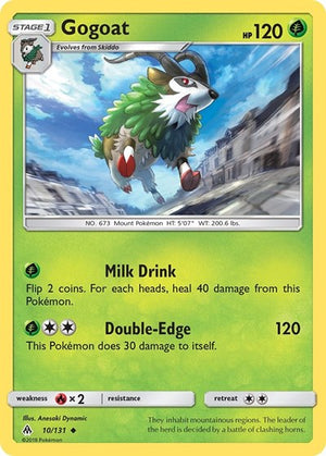 Pokemon TCG - SM - Forbidden Light - Gogoat - 10/131