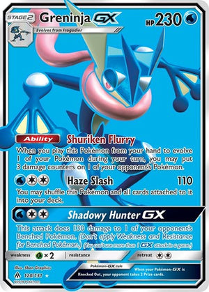 Pokemon TCG - SM - Forbidden Light - Greninja GX - 120/131 - Holofoil