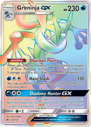 Pokemon TCG - SM - Forbidden Light - Greninja GX - 133/131 - Holofoil