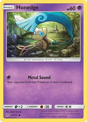 Pokemon TCG - SM - Forbidden Light - Honedge - 47/131