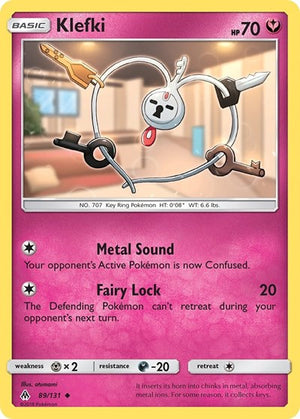 Pokemon TCG - SM - Forbidden Light - Klefki - 89/131