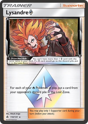 Pokemon TCG - SM - Forbidden Light - Lysandre Prism Star - 110/131 - Holofoil
