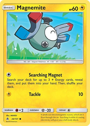 Pokemon TCG - SM - Forbidden Light - Magnemite - 34/131