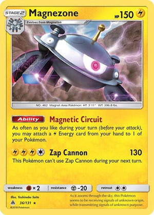 Pokemon TCG - SM - Forbidden Light - Magnezone - 36/131 - Reverse Holofoil