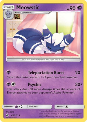 Pokemon TCG - SM - Forbidden Light - Meowstic - 45/131