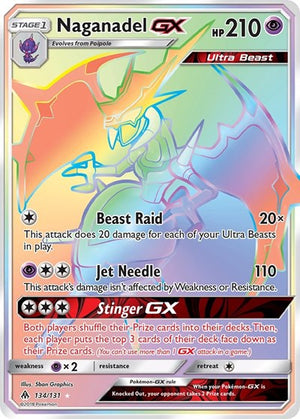 Pokemon TCG - SM - Forbidden Light - Naganadel GX - 134/131 - Holofoil