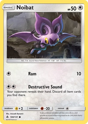 Pokemon TCG - SM - Forbidden Light - Noibat - 100/131