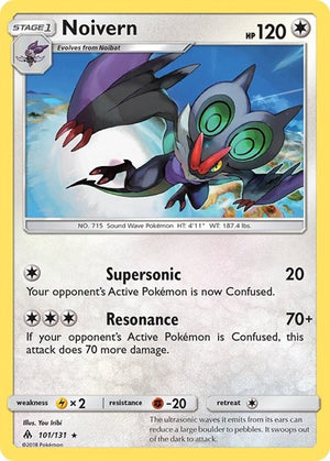 Pokemon TCG - SM - Forbidden Light - Noivern - 101/131 - Reverse Holofoil