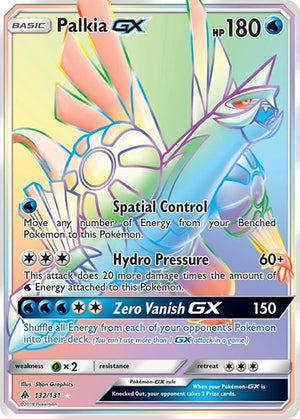 Pokemon TCG - SM - Forbidden Light - Palkia GX - 132/131 - Holofoil
