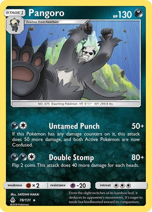 Pokemon TCG - SM - Forbidden Light - Pangoro - 78/131