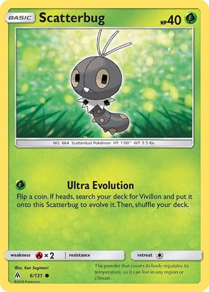 Pokemon TCG - SM - Forbidden Light - Scatterbug - 6/131