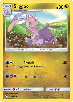 Pokemon TCG - SM - Forbidden Light - Sliggoo - 93/131 - Reverse Holofoil