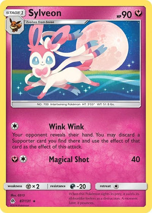 Pokemon TCG - SM - Forbidden Light - Sylveon - 87/131 - Reverse Holofoil