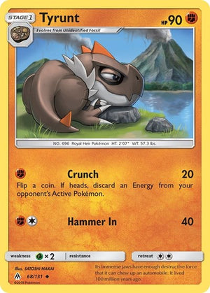 Pokemon TCG - SM - Forbidden Light - Tyrunt - 68/131