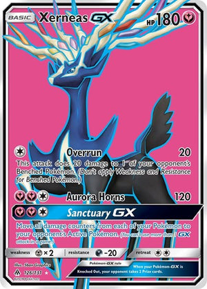 Pokemon TCG - SM - Forbidden Light - Xerneas GX - 126/131 - Holofoil