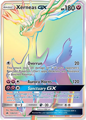 Pokemon TCG - SM - Forbidden Light - Xerneas GX - 139/131 - Holofoil