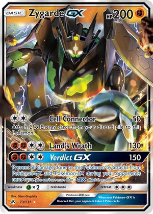 Pokemon TCG - SM - Forbidden Light - Zygarde GX - 73/131 - Holofoil