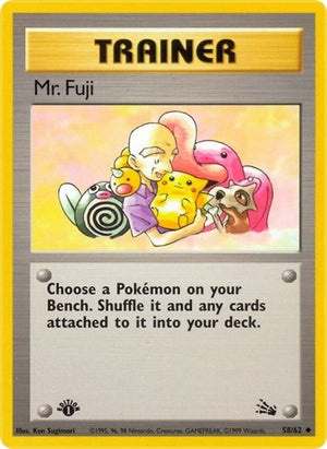 Pokemon TCG - Fossil - Mr. Fuji - 58/62 - Unlimited