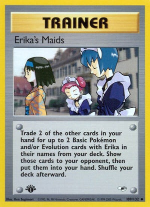 Pokemon TCG - Gym Heroes - Erika's Maids - 109/132 - Unlimited
