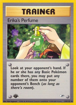 Pokemon TCG - Gym Heroes - Erika's Perfume - 110/132 - 1st Edition