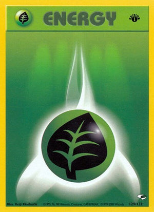 Pokemon TCG - Gym Heroes - Grass Energy - 129/132 - Unlimited