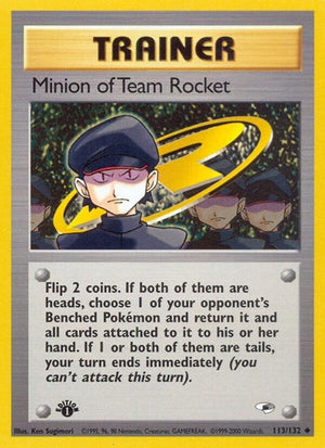 Pokemon TCG - Gym Heroes - Minion of Team Rocket - 113/132 - Unlimited