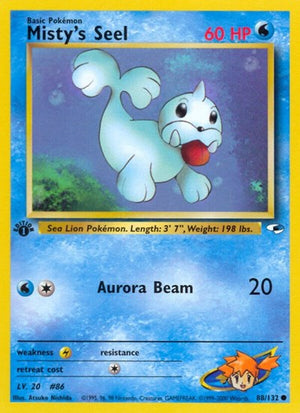 Pokemon TCG - Gym Heroes - Misty's Seel - 088/132 - Unlimited