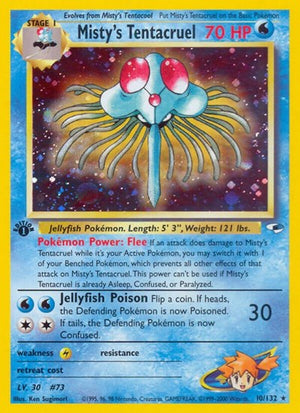 Pokemon TCG - Gym Heroes - Misty's Tentacruel - 010/132 - Unlimited Holofoil