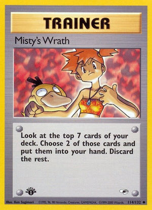 Pokemon TCG - Gym Heroes - Misty's Wrath - 114/132 - Unlimited