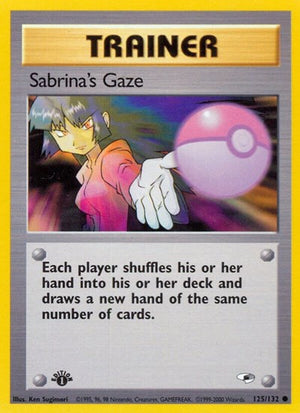 Pokemon TCG - Gym Heroes - Sabrina's Gaze - 125/132 - Unlimited