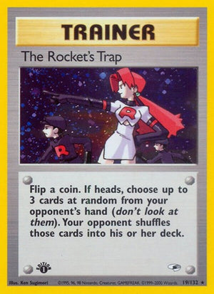 Pokemon TCG - Gym Heroes - The Rocket's Trap - 019/132 - Unlimited Holofoil