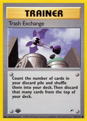 Pokemon TCG - Gym Heroes - Trash Exchange - 126/132 - 1st Edition