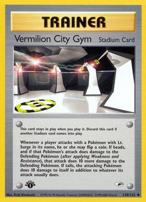Pokemon TCG - Gym Heroes - Vermilion City Gym - 120/132 - Unlimited