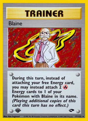 Pokemon TCG - Gym Challenge - Blaine - 017/132 - Unlimited Holofoil