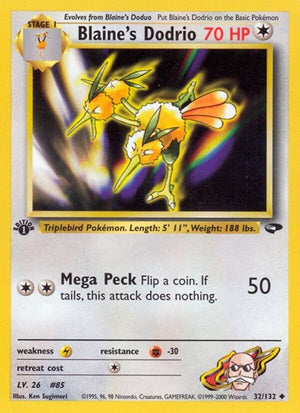 Pokemon TCG - Gym Challenge - Blaine's Dodrio - 032/132 - Unlimited
