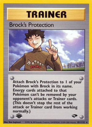 Pokemon TCG - Gym Challenge - Brock's Protection - 101/132 - Unlimited
