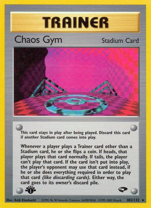Pokemon TCG - Gym Challenge - Chaos Gym - 102/132 - Unlimited