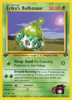 Pokemon TCG - Gym Challenge - Erika's Bulbasaur - 039/132 - Unlimited