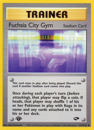 Pokemon TCG - Gym Challenge - Fuchsia City Gym - 114/132 - 1st Edition