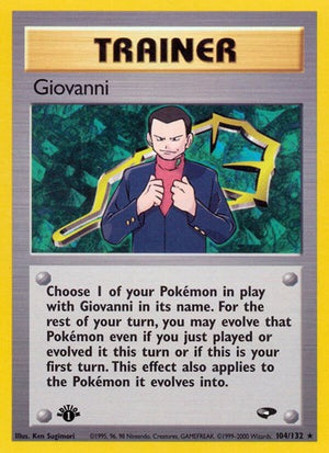 Pokemon TCG - Gym Challenge - Giovanni - 104/132 - Unlimited