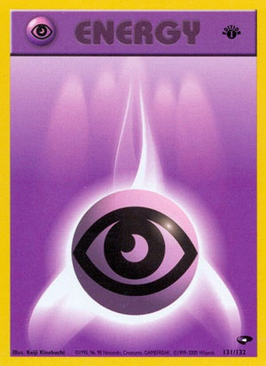 Pokemon TCG - Gym Challenge - Psychic Energy - 131/132 - 1st Edition