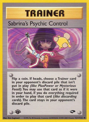 Pokemon TCG - Gym Challenge - Sabrina's Psychic Control - 121/132 - Unlimited