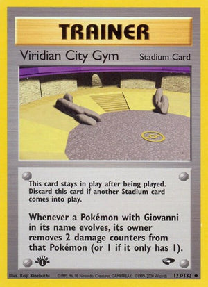 Pokemon TCG - Gym Challenge - Viridian City Gym - 123/132 - 1st Edition