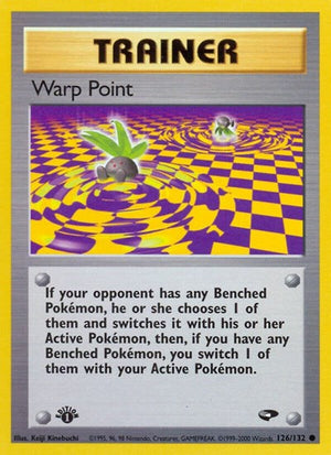 Pokemon TCG - Gym Challenge - Warp Point - 126/132 - Unlimited