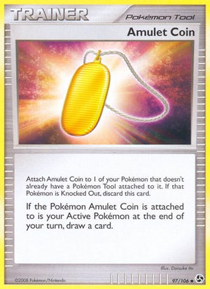 Pokemon TCG - Great Encounters - Amulet Coin - 97/106
