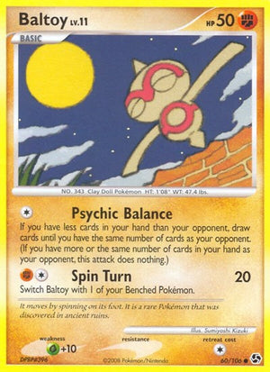 Pokemon TCG - Great Encounters - Baltoy - 60/106