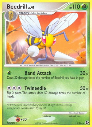 Pokemon TCG - Great Encounters - Beedrill - 13/106