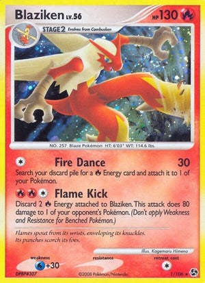 Pokemon TCG - Great Encounters - Blaziken - 1/106 - Holofoil