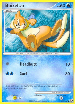Pokemon TCG - Great Encounters - Buizel - 61/106